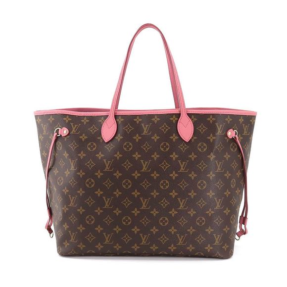 Louis Vuitton Monogram Ikat Flower Neverfull GM Tote Bag Rose Velour - Picture 2 of 8